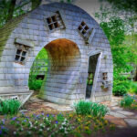 Комплексне Плитковання Басейну, Що Імітує “Зіркову Ніч” від ван Гога з Висоти